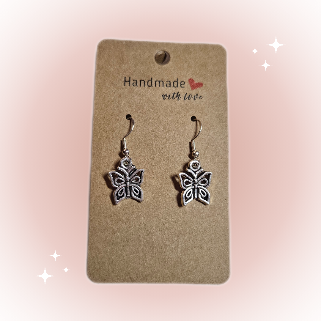 Silver Charm Earrings Collection