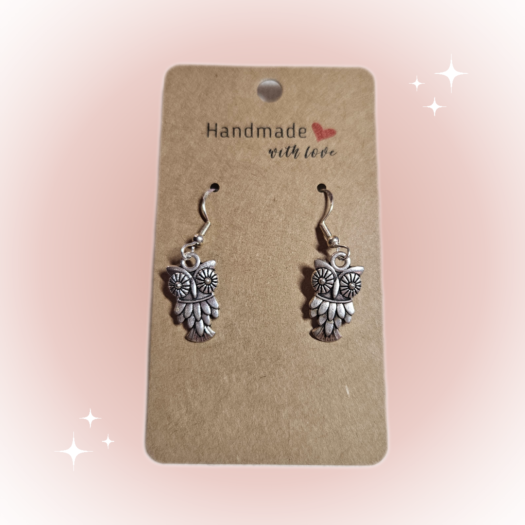 Silver Charm Earrings Collection