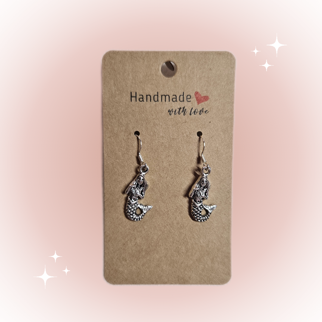 Silver Charm Earrings Collection