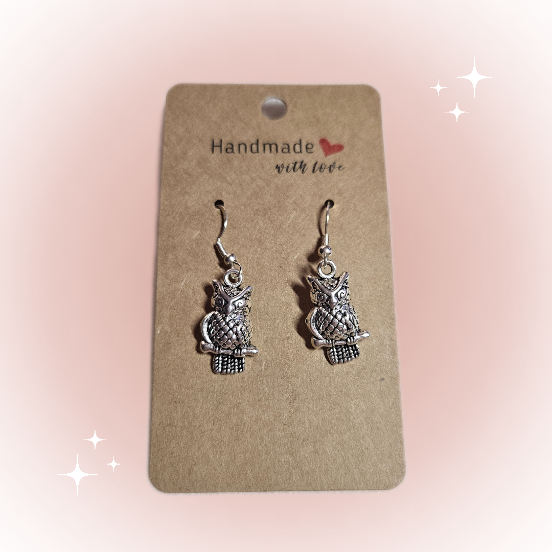 Silver Charm Earrings Collection