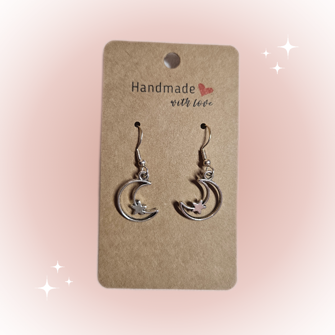 Silver Charm Earrings Collection