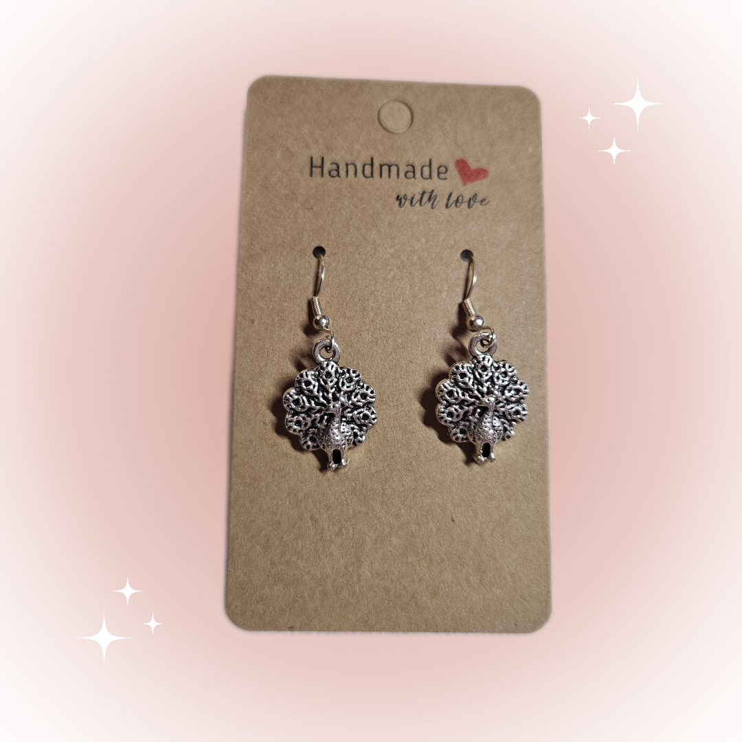 Silver Charm Earrings Collection