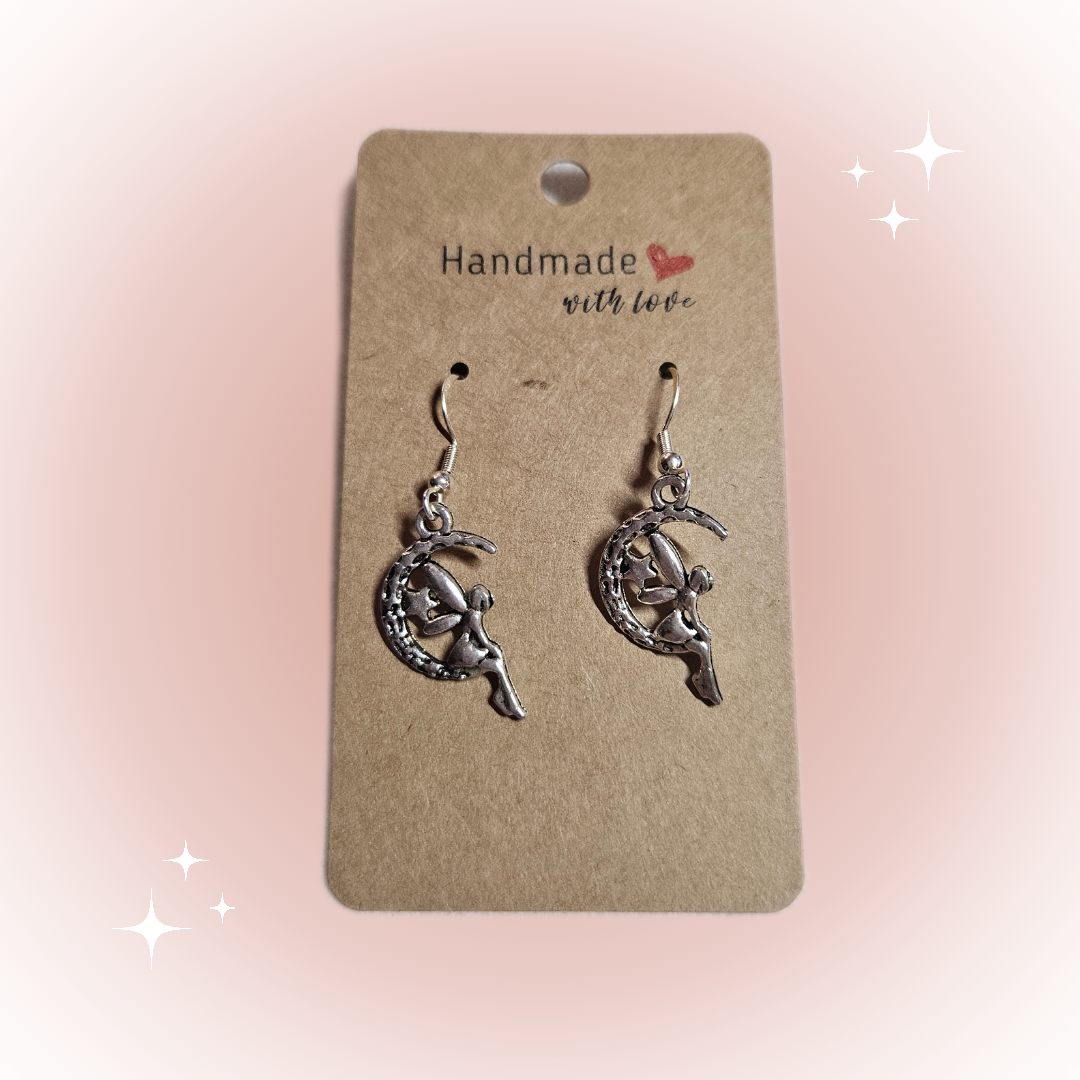 Silver Charm Earrings Collection