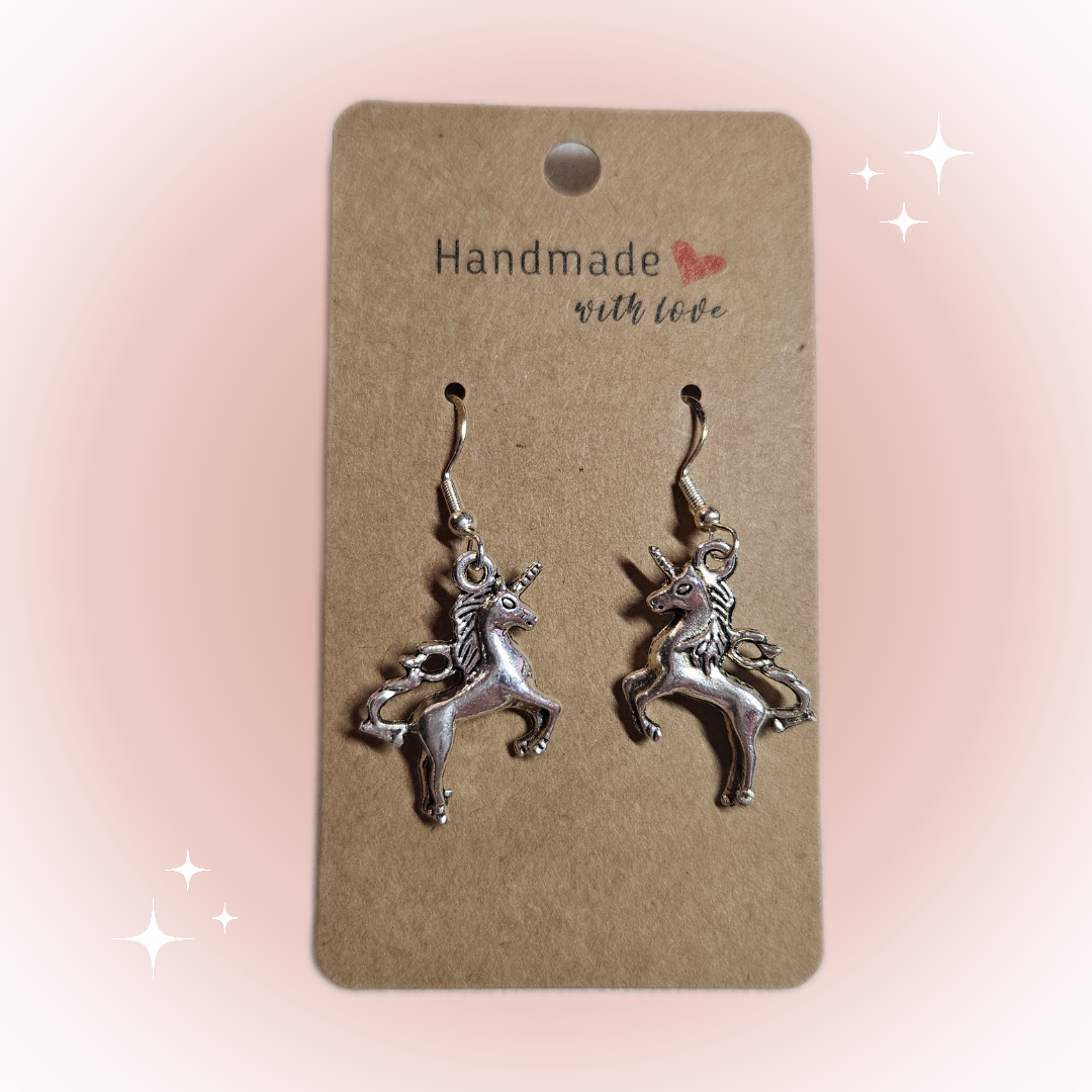 Silver Charm Earrings Collection