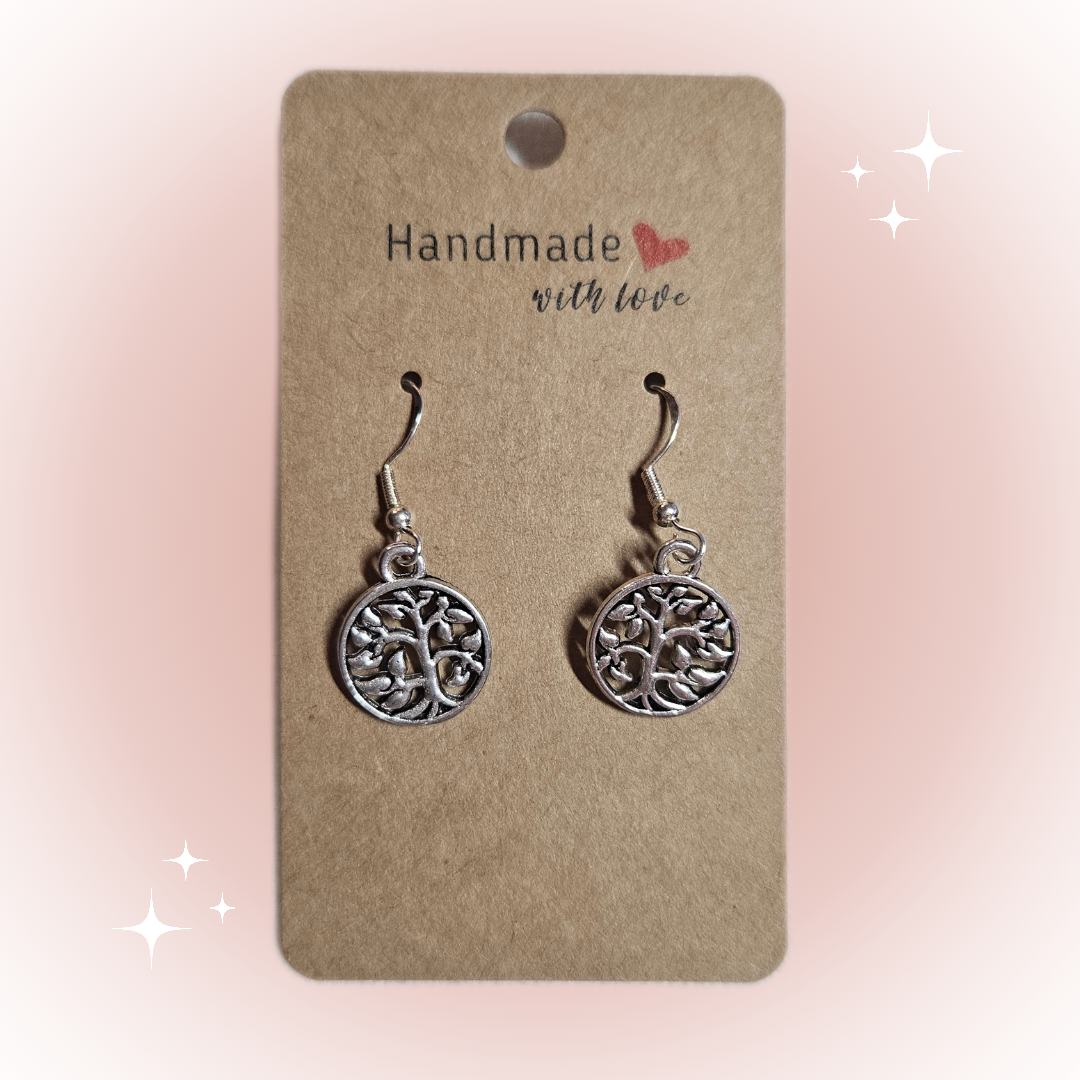 Silver Charm Earrings Collection