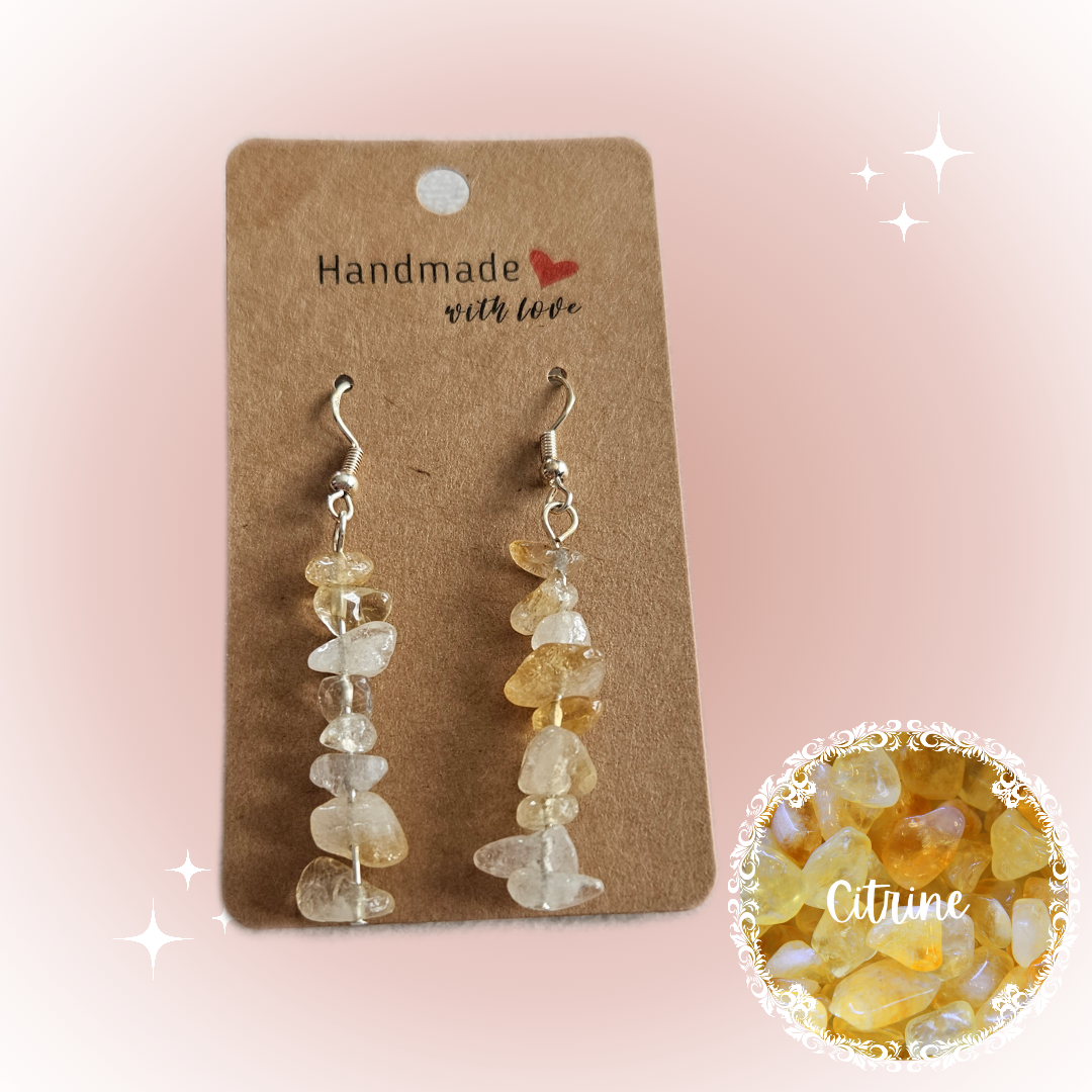 Gemstone Drop Earrings Collection