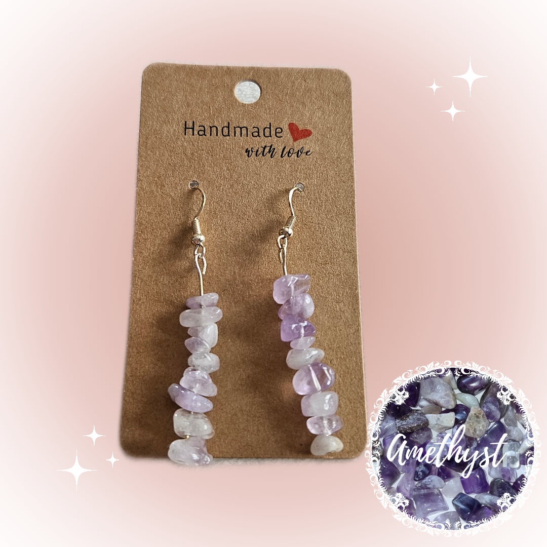 Gemstone Drop Earrings Collection