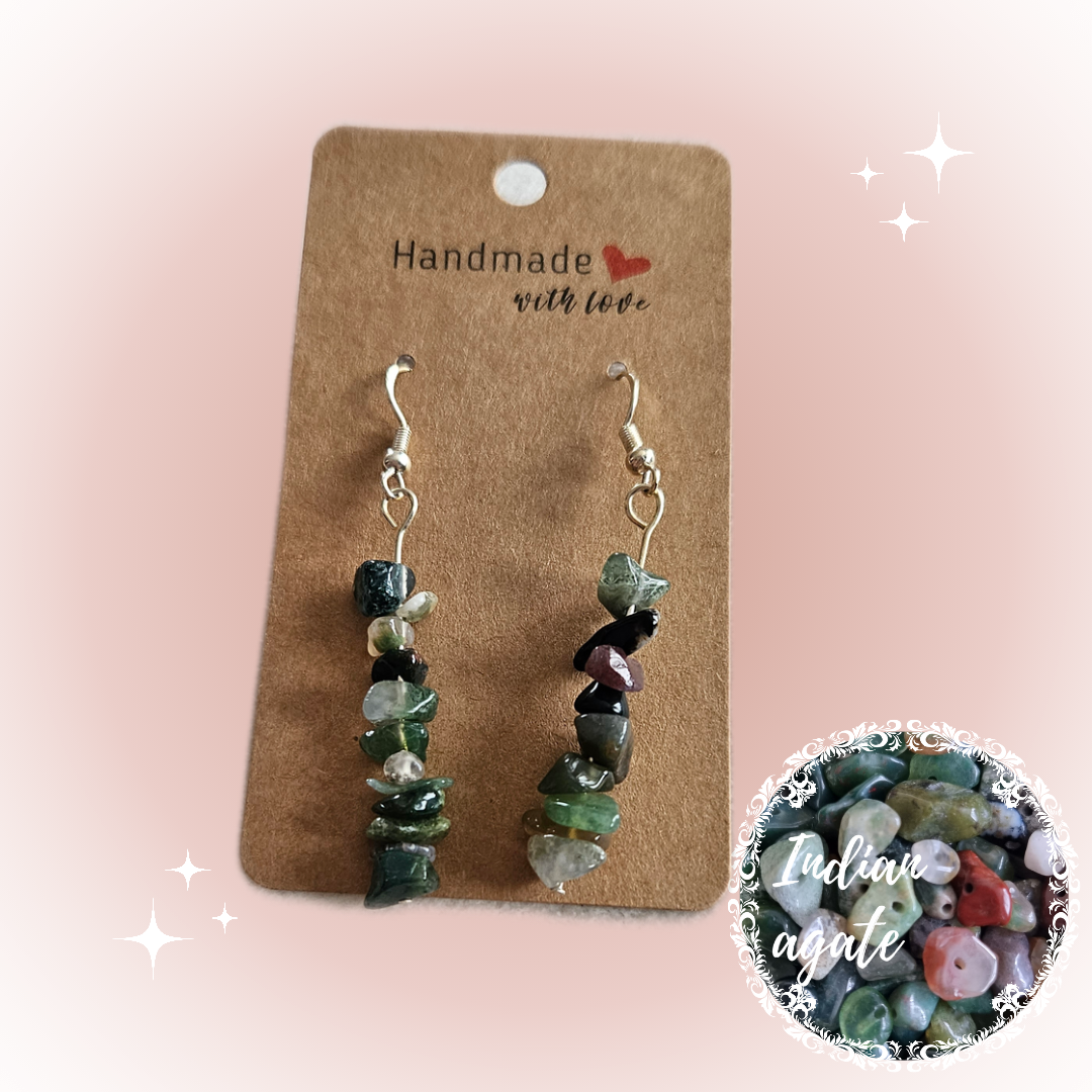 Gemstone Drop Earrings Collection