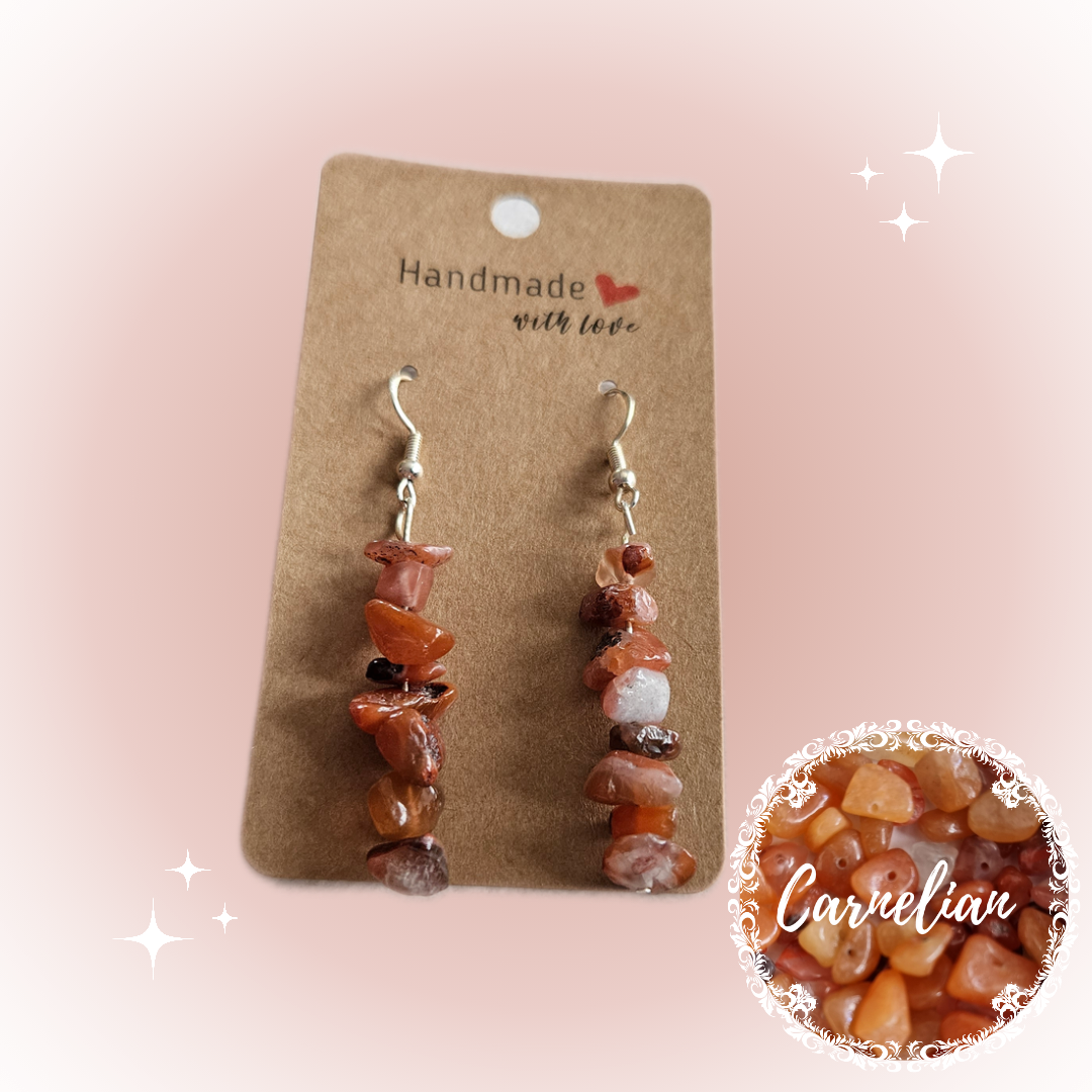 Gemstone Drop Earrings Collection