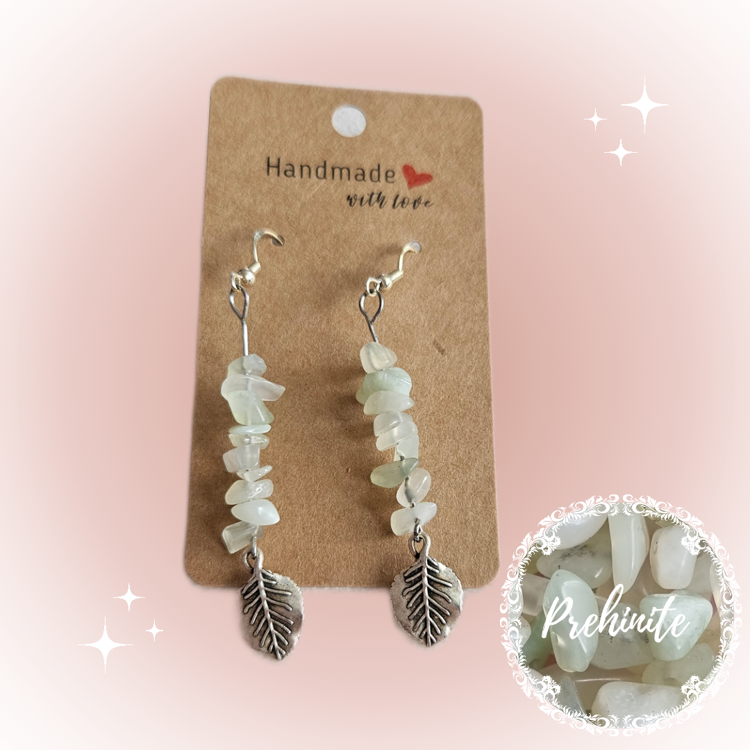 Gemstone And Silver Charm Earrings Collection