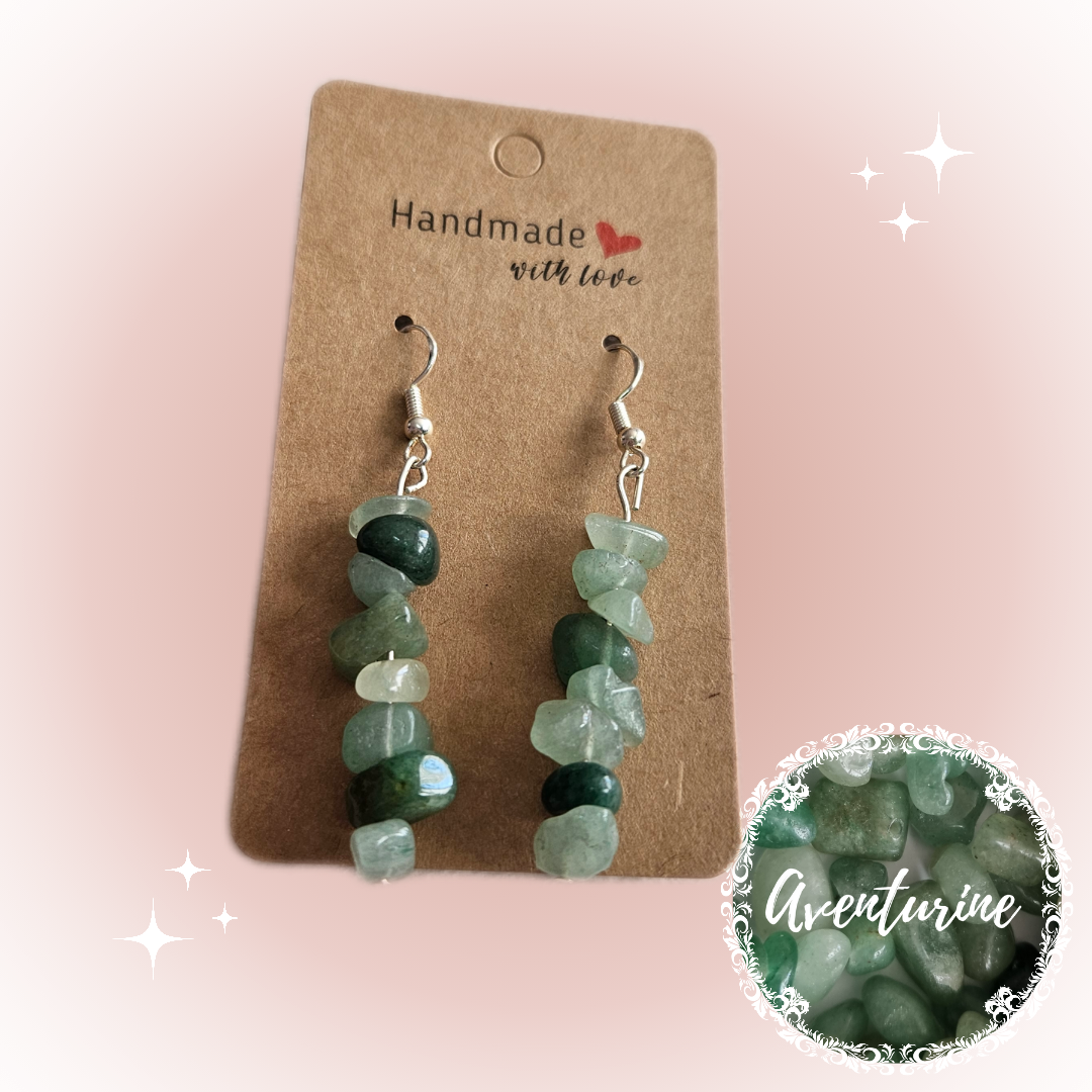 Gemstone Drop Earrings Collection