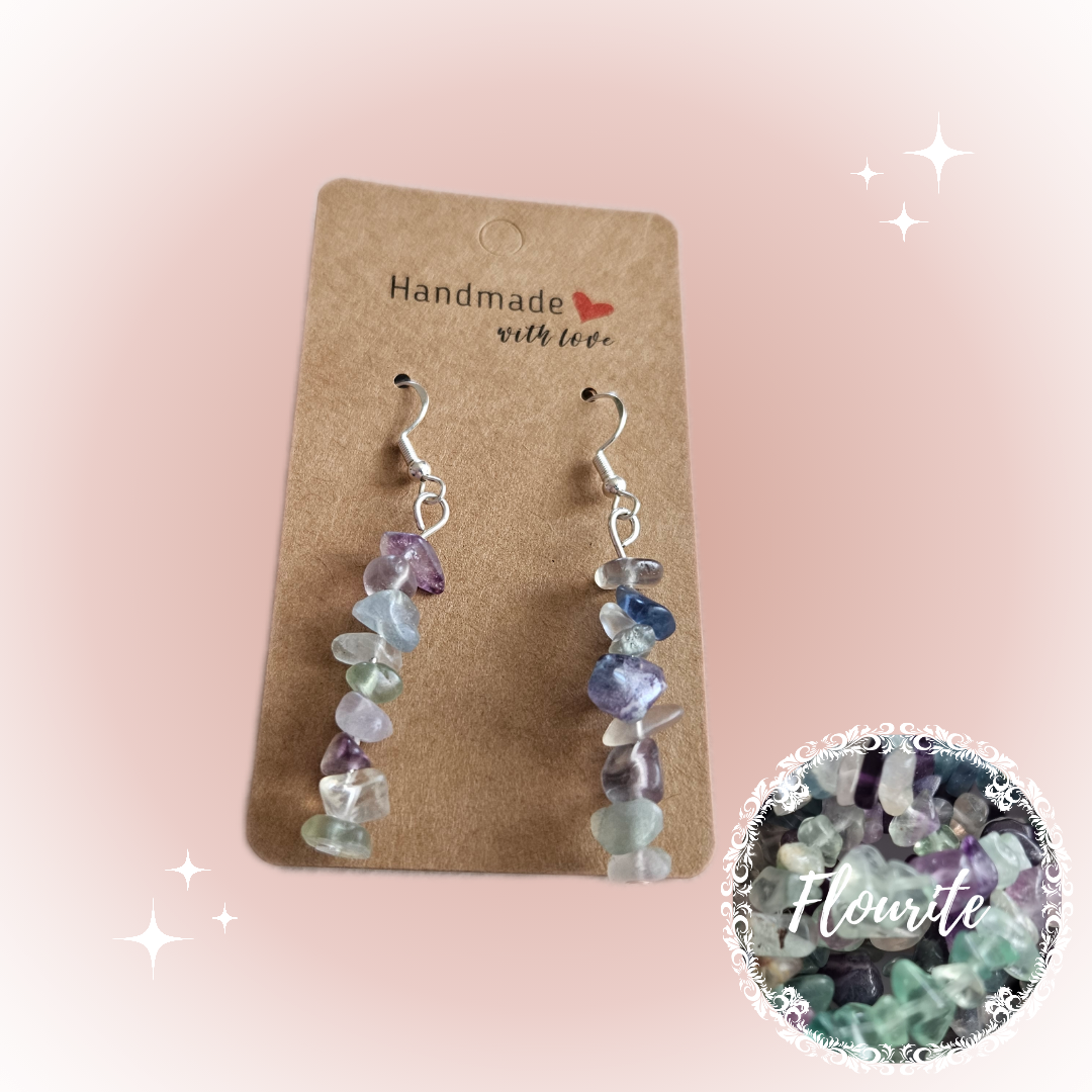 Gemstone Drop Earrings Collection